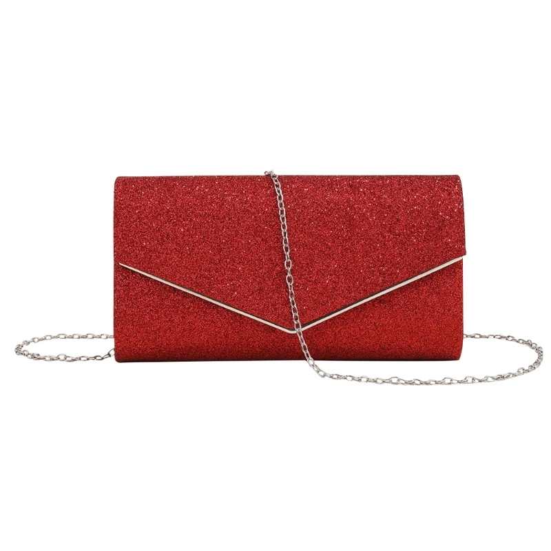 

Envelope Bag for Wedding Party Women Girl Formal Evening Bag with Chain Banquet Purse Female Cocktail Handbag Clutches
