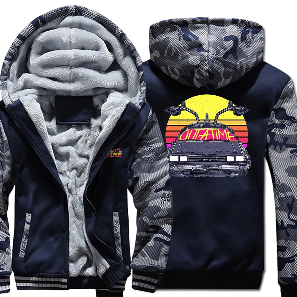 

Мужская зимняя толстовка с капюшоном, свободного покроя