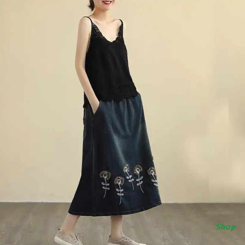 

L5YC Dressy Lace Camisole Casual Cotton Camis Tee Shirt for Women Lady Young Girls