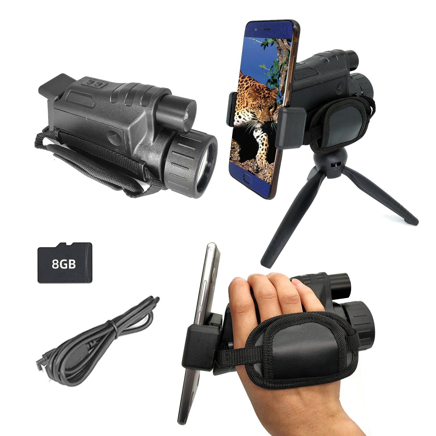 

5x40 Digital Night Vision Infrared Monocular HD Scopes for Outdoor Hunting Surveillance