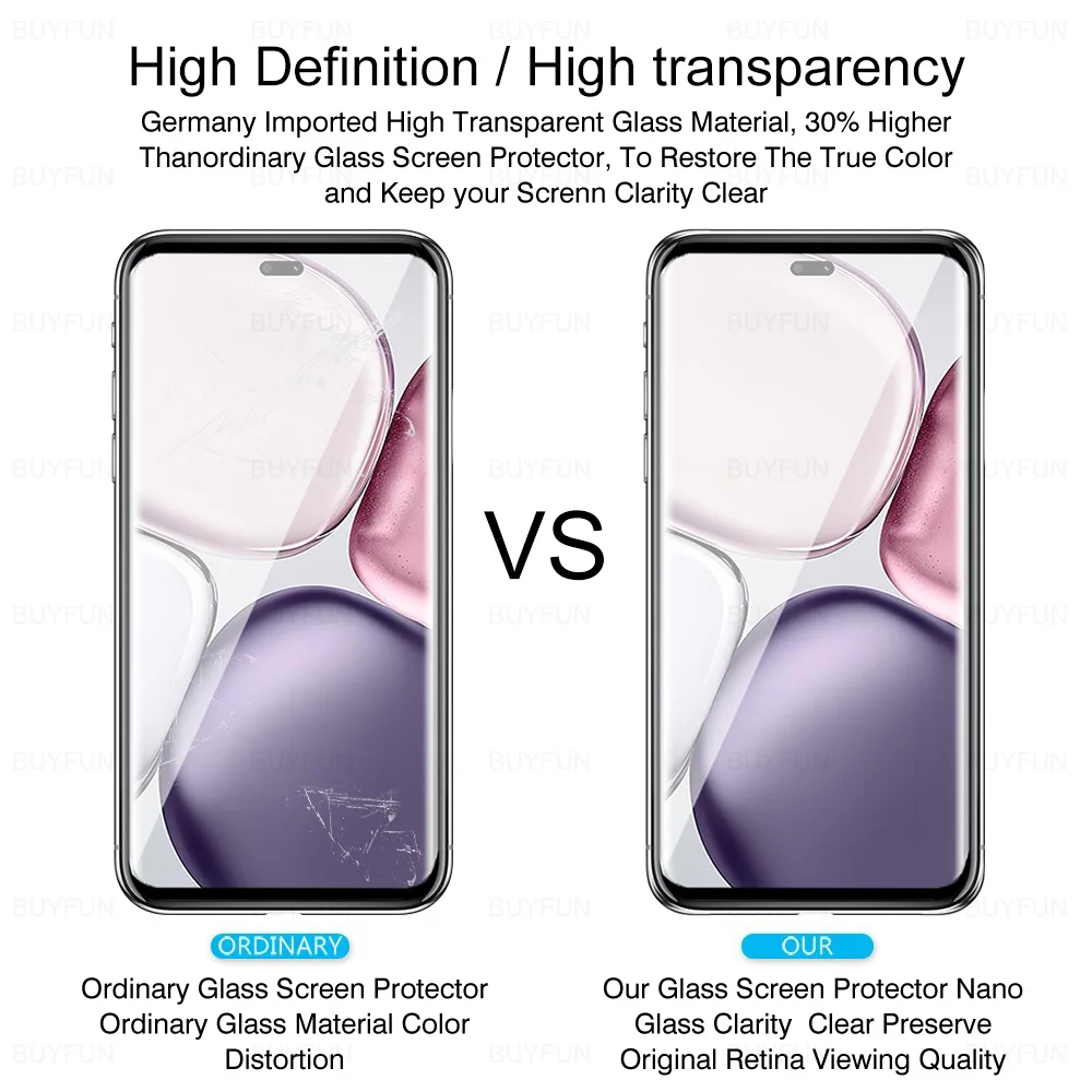 2 шт. изогнутое закаленное стекло для Honor X9c 5G Защитное экрана X9 C HonorX9c Hona x 9 c
