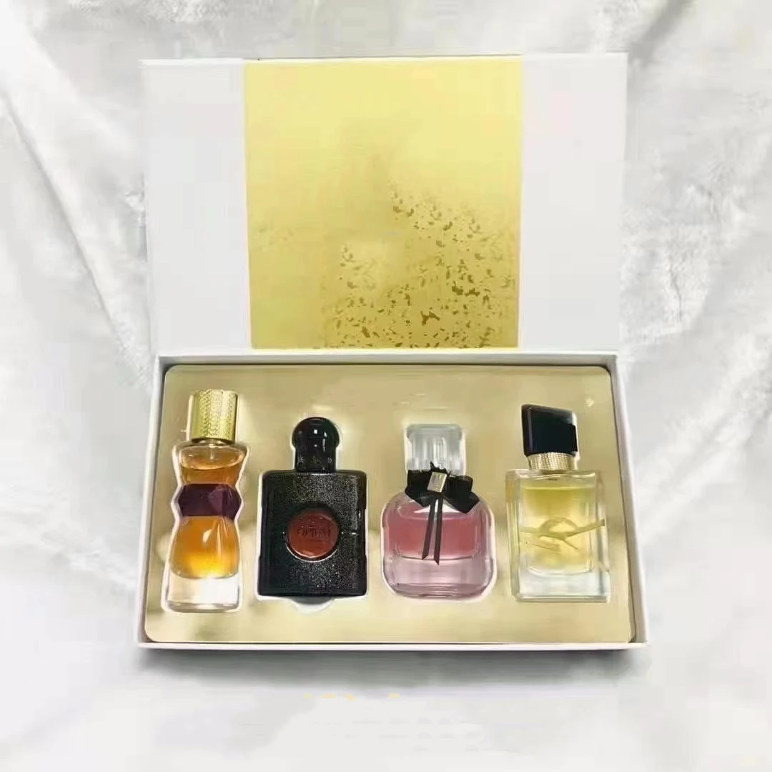 

High Quality Perfume For Women 1 Set Spray Female Parfume Long Lasting Flower Original Parfum Glass Bottle Sexy Lady Fragrances