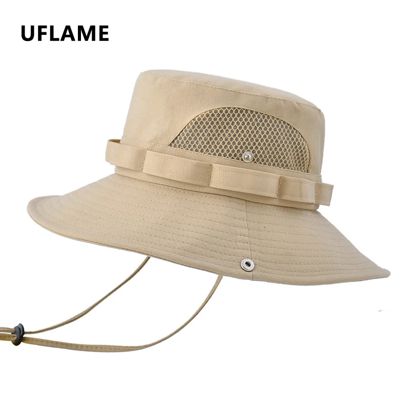 

Unisex Summer Visor Bucket Hat Cotton Three-dimensional Webbing Wave Brim Sun Hat Outdoor Foldable Mesh Panama Cap Fisherman Hat