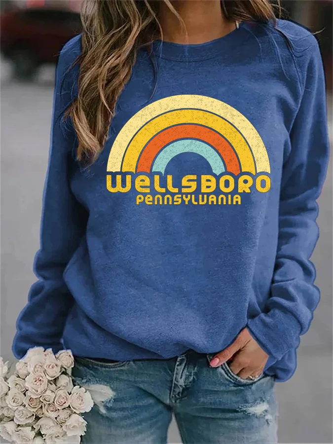

Crew Neck Long Sleeve Sweatershirt Multiple Colour