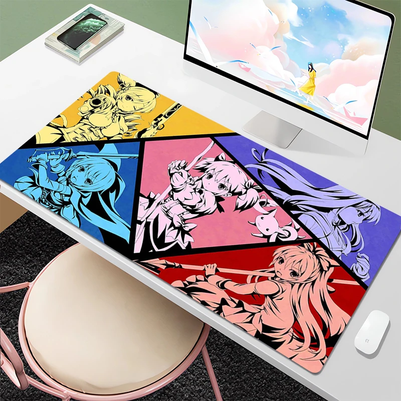 

Mouse Carpet Puella Magi Madoka Magica Gabinet for Pc Gaming Computers Mechanical Gamer Keyboard Pad Desk Accessories Office
