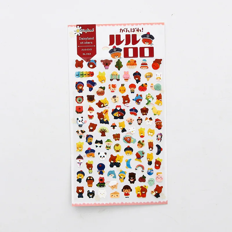 Прекрасный 1 лист ПВХ наклейки для Дневник Блокнот ручной работы записные книжки украшения стикер для канцелярских товаров упаковка с героями из мультфильмов этикетка для школьных принадлежностей