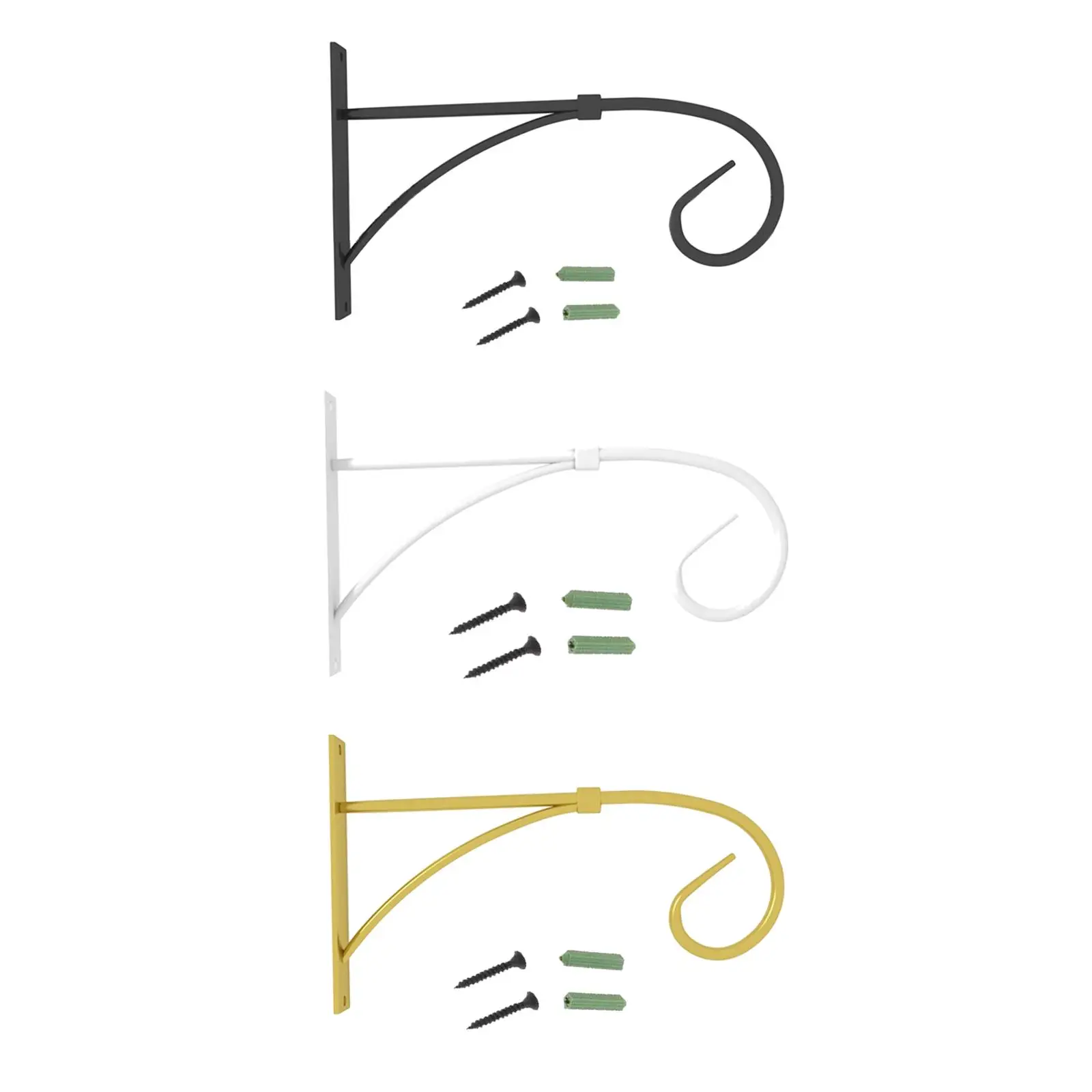 

Вешалка для растений, кронштейн, садовые подвесные крючки, металлические крючки для растений, подвесная фоторамка для прихожей, заднего двора, настенная Цветочная корзина