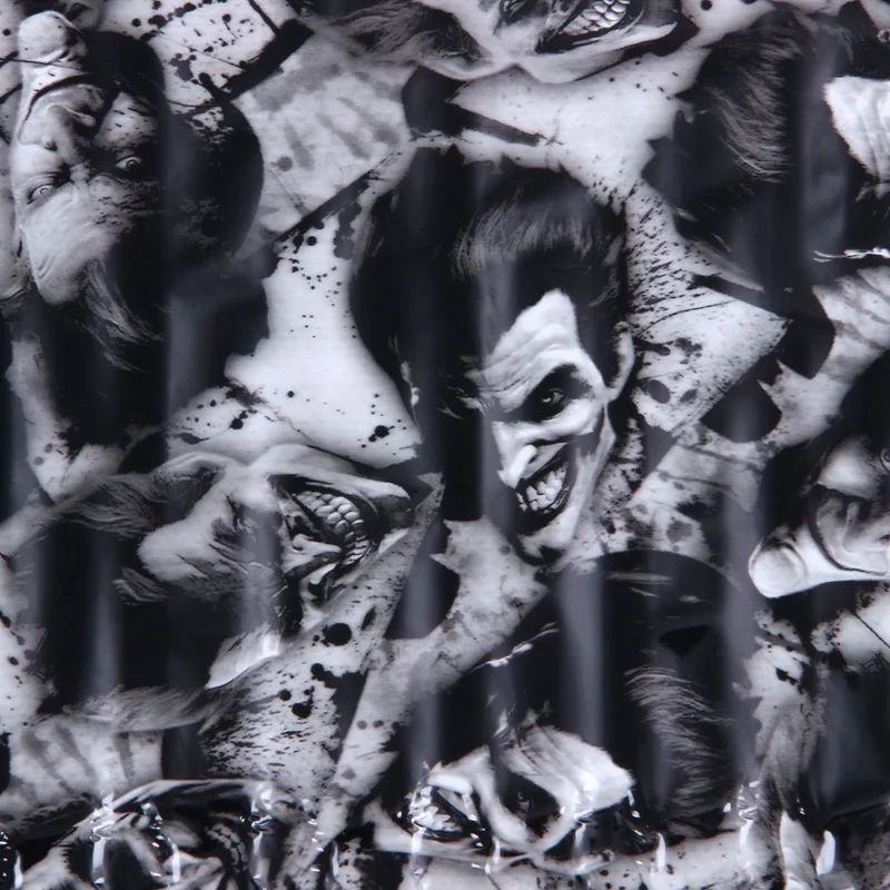 4x гидрографическая пленка-печать на воде-гидропогружение-новый Джокер-1 метр