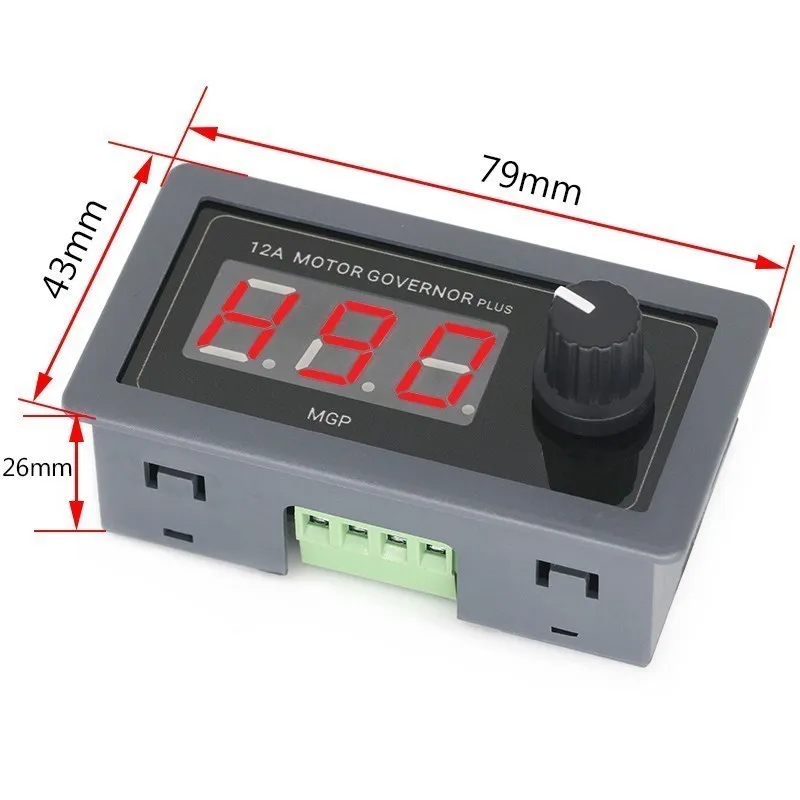 ZK-MG DC5-30V/9-60V 5A/12A PWM регулятор двигателя пост. Тока регулируемая скорость