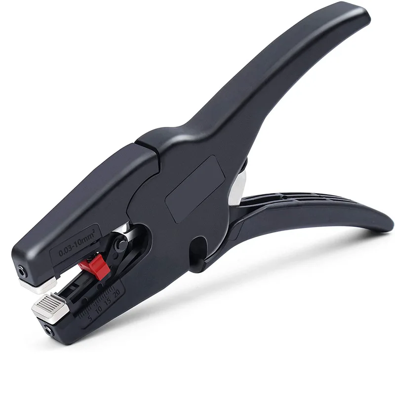 

1PCS Self-Adjusting insulation Wire Stripper range 0.03-10mm2 With High Quality wire stripping Cutter Range 0.03-10mm Flat Nose