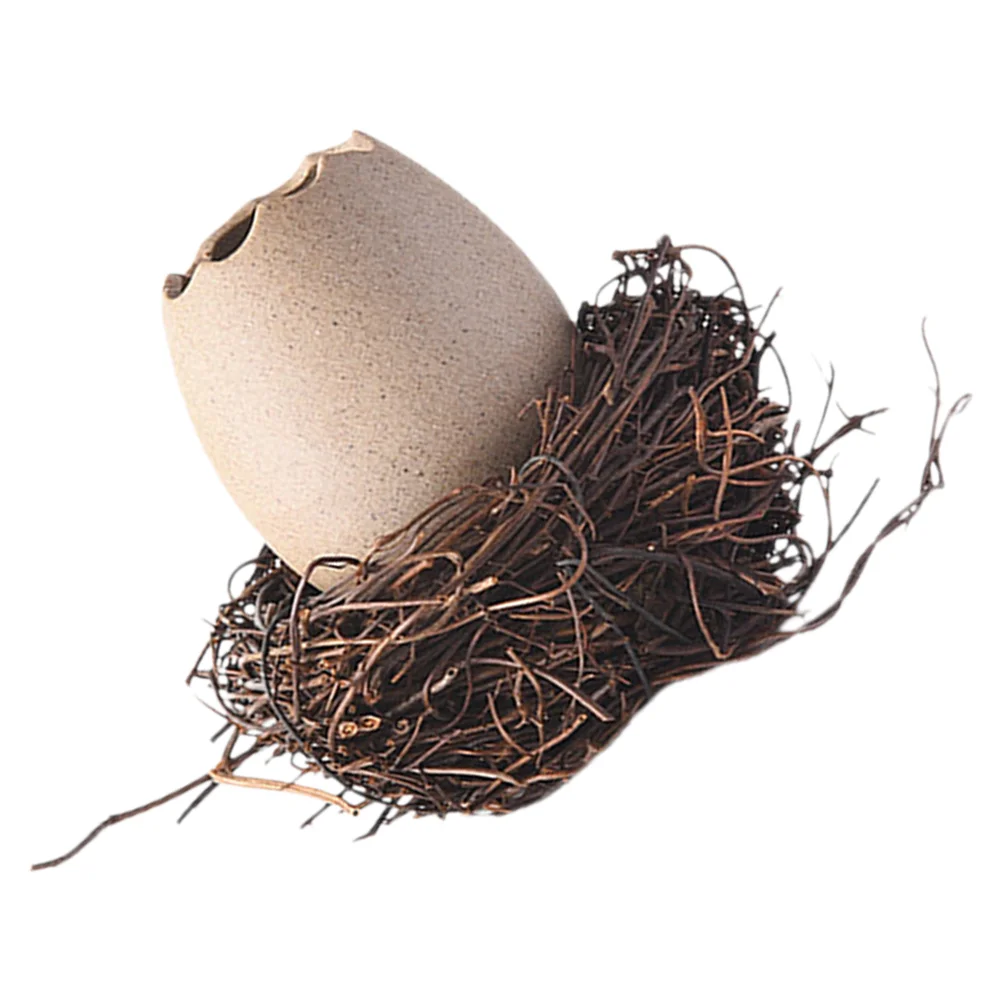 Керамический страусиный яичный скорлупа птичий керамический цветочный горшок