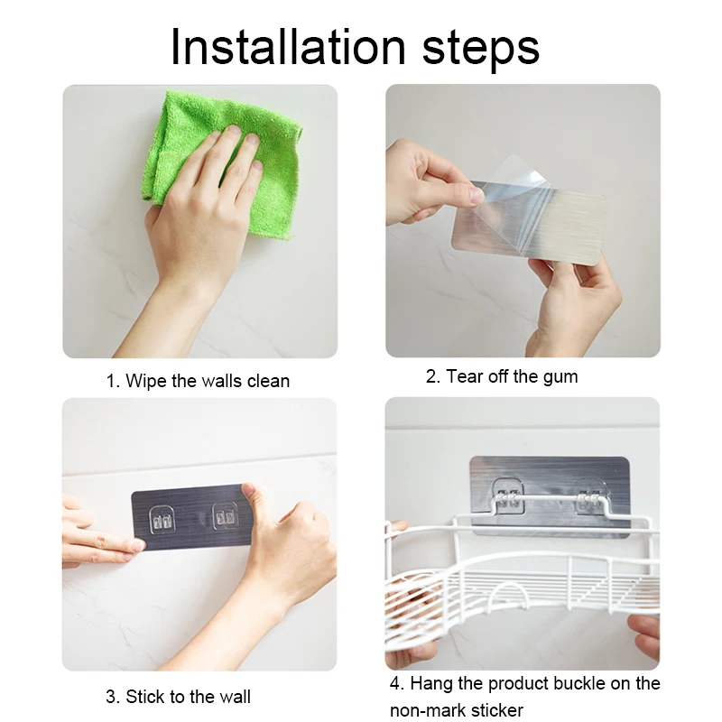 Угловая рама для ванной и кухни душевая полка стеллаж хранения шампуня из