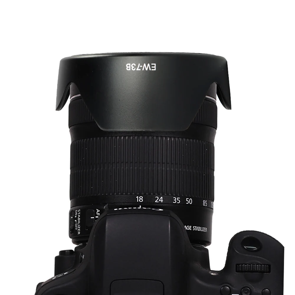 Бленда для объектива EOS EW73B EW 73B Bayonet Flowe Canon EW-73B 18-135 мм f/3 5-5 6 IS STM |