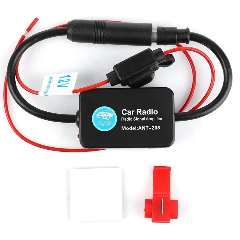 

12 В автомобильный FM AM усилитель радиосигнала автомобильный FM-усилитель ANT-208 330 мм для морского автомобиля лодки RV Аксессуары FM-усилитель