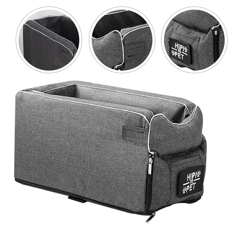 

Breathable Car Dog Bed Console Dog Car Seat Portable Dog Nest Dog Car Seat