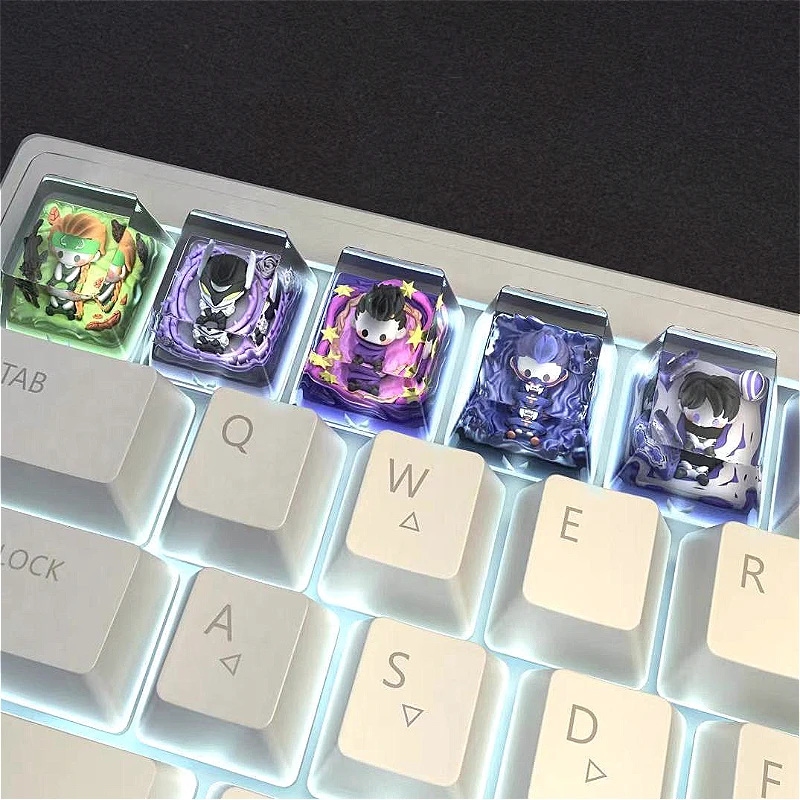 Прозрачные колпачки для клавиш Valorant Yoru/Raze/KillJoy изготовленные на заказ ключей E-sports