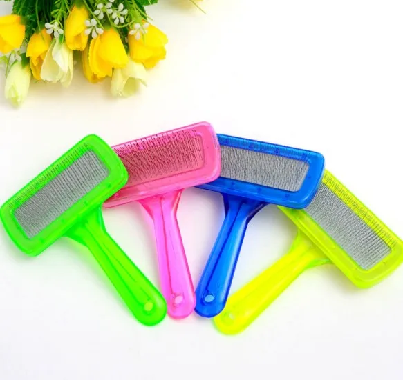 

Прозрачная щетка для домашних животных, 4 цвета, эргономичный дизайн, практичные товары