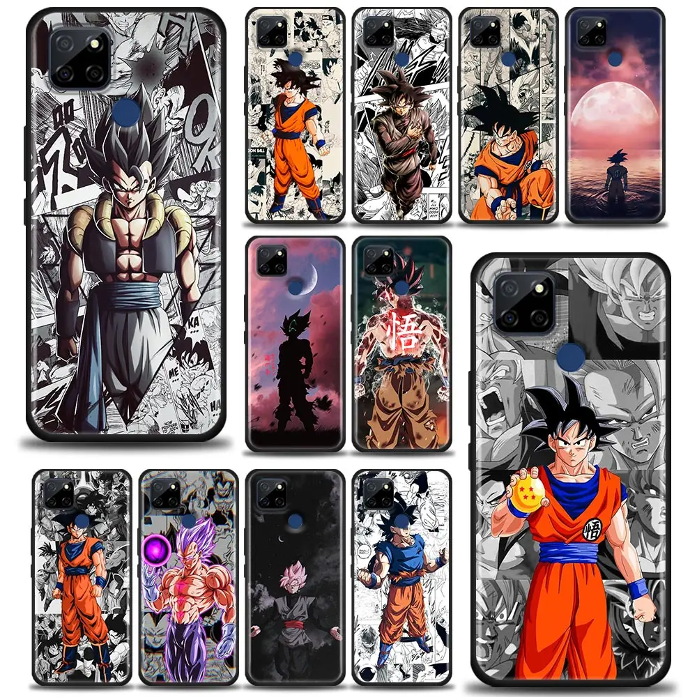 

Phone Case For Oppo A3s A5s A9 A15 A31 A63 A54 A52 Find X2 Reno 3 4 5 6 Pro 5G Silicone Back Cover DragonBall Anime Son Goku