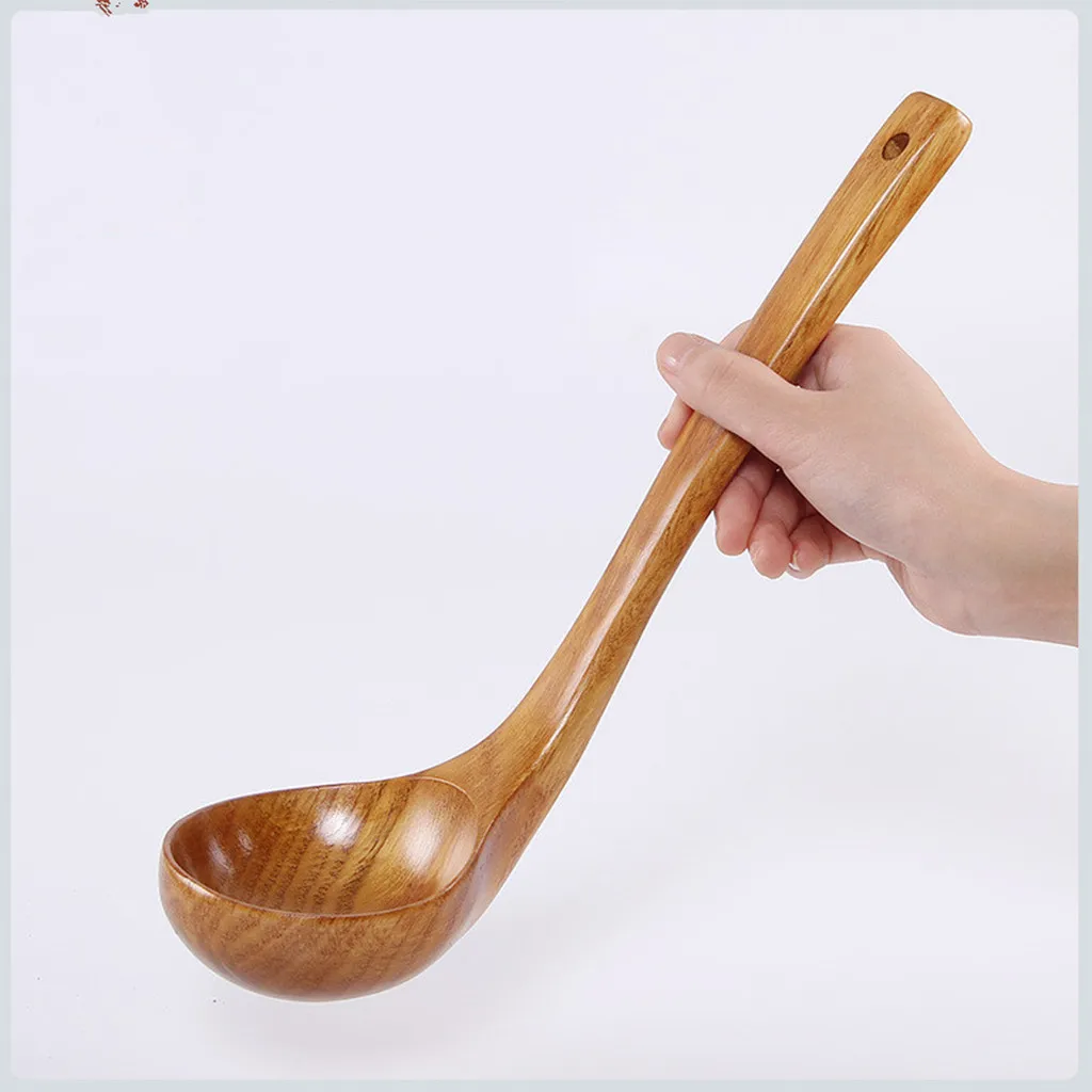 

Long Handle Ladle Utensils for Soup Handmade for Kitchen Cookware Kitchen Soup Scoop