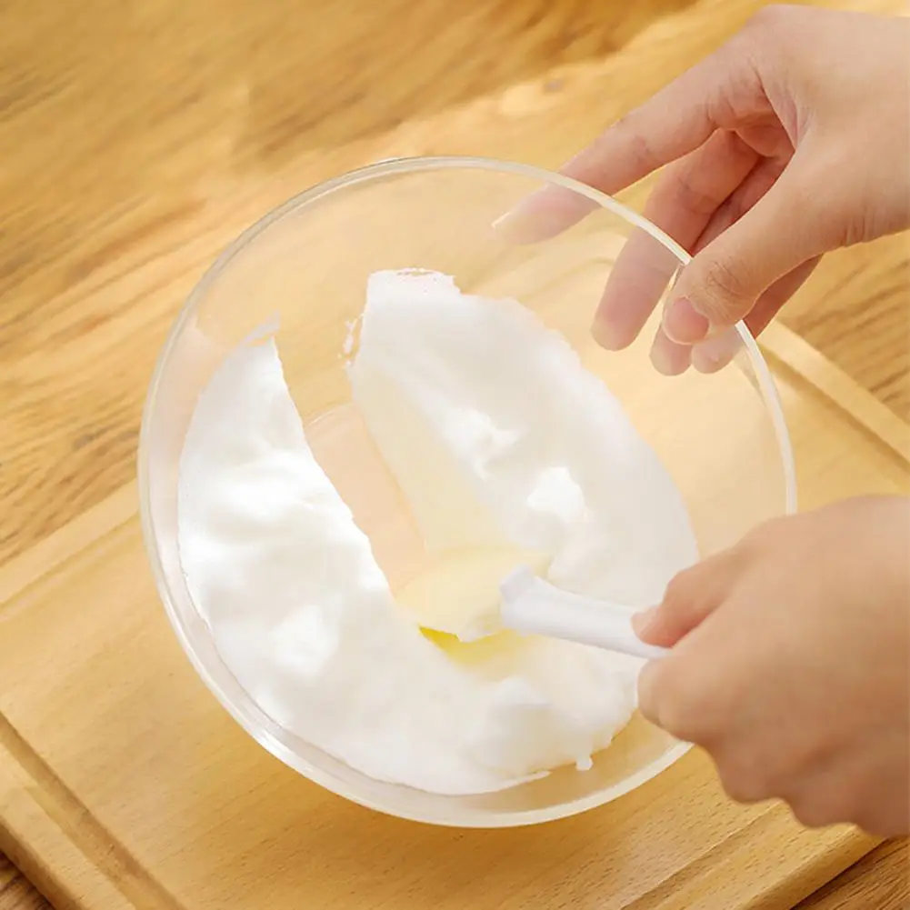 Эффективный силиконовый скребок для крема с длинной ручкой эргономичный не