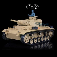 heng long 116 scale 7 0 plastic german panzer iii h rtr rc tank model 3849 remote control cars bb shooting smoke unit th17363