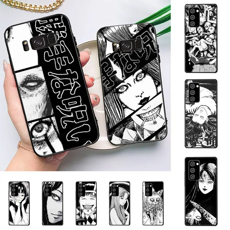 

Junji Ito Terror Horror Anime Phone Case for Samsung J 2 3 4 5 6 7 8 prime plus 2018 2017 2016 core