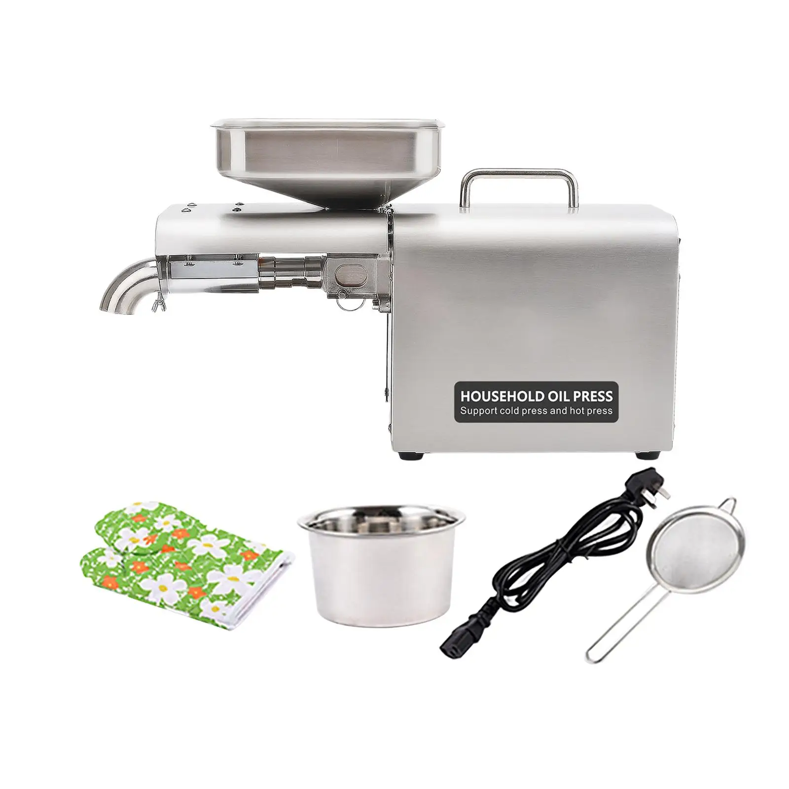 

Oil Presser Pressing Machine Portable 500W for Almond Powder Rapeseed Walnut