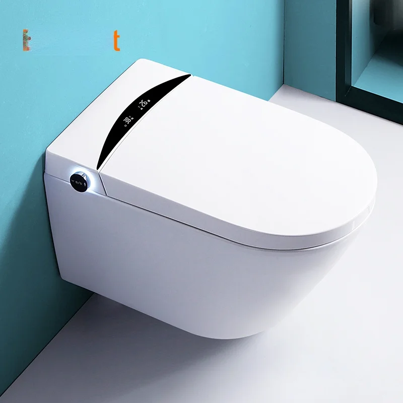 

Luxury wall mounted concealed tank electronic WC wall hung intelligent bathroom smart toile Closestool t with bidet smart home