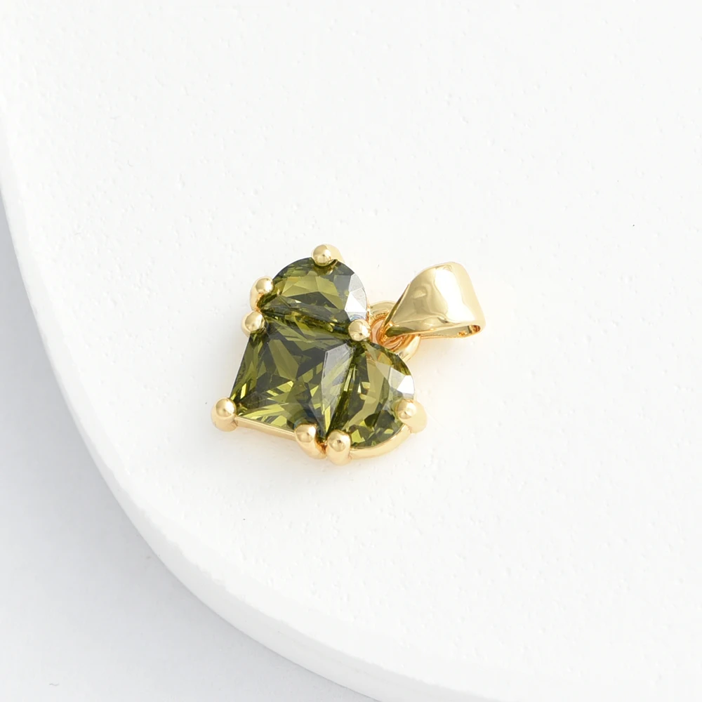 Подвески в форме кубического сердца DARENLI 2 шт