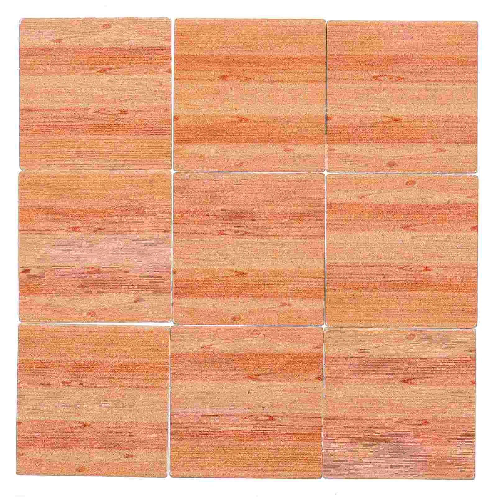 18 шт. аксессуары миниатюрный имитация деревянного пола маленькая модель детский