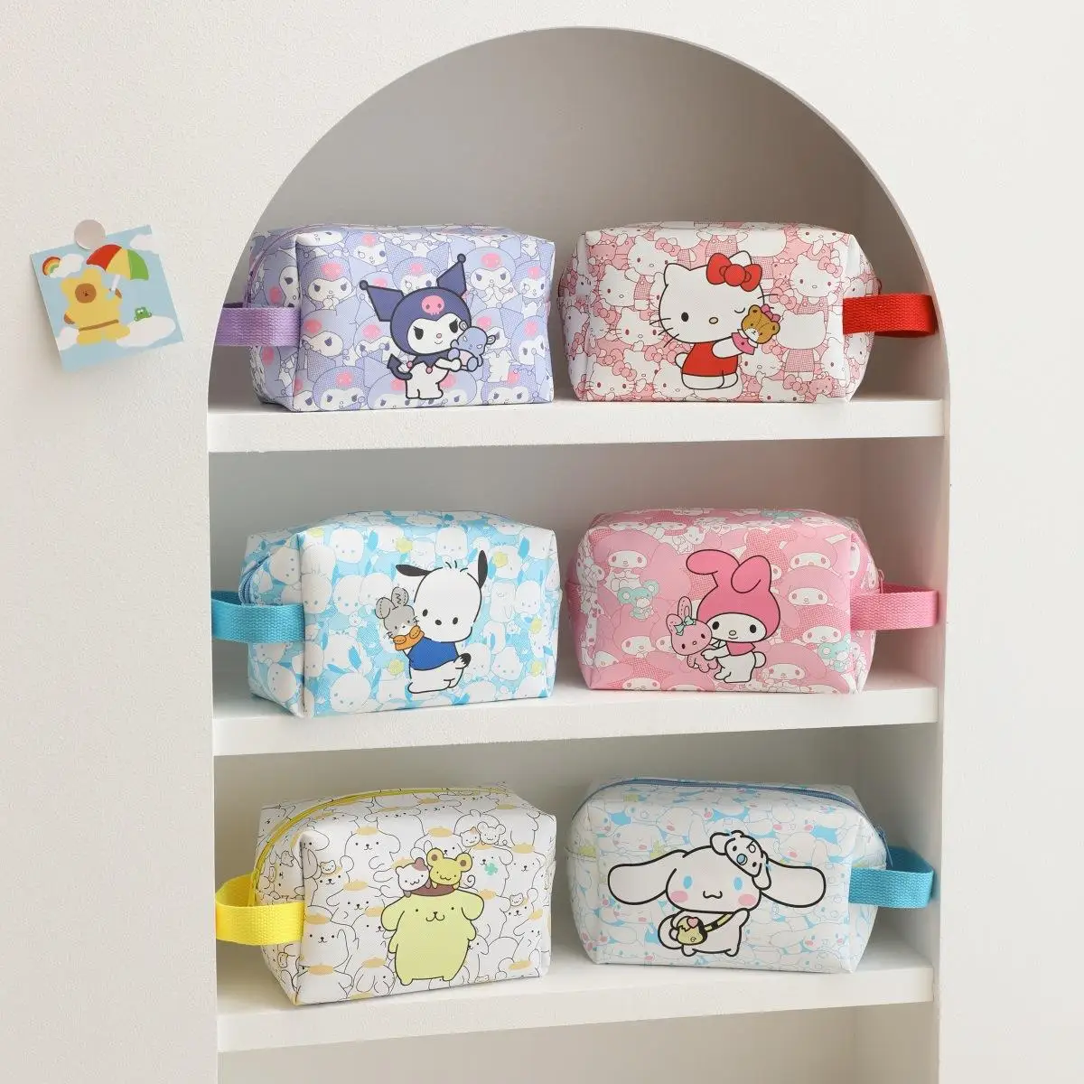 Sanrio пенал Cinnamoroll Kuromi My Melody косметичка кошелек для монет канцелярские