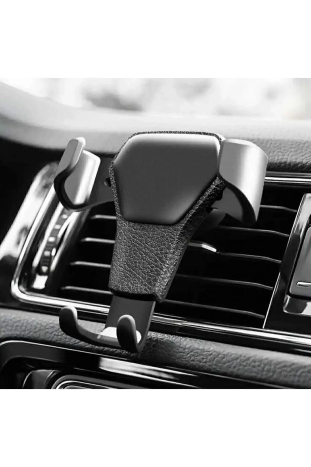 

V Type Adjustable Car Phone Holder Black