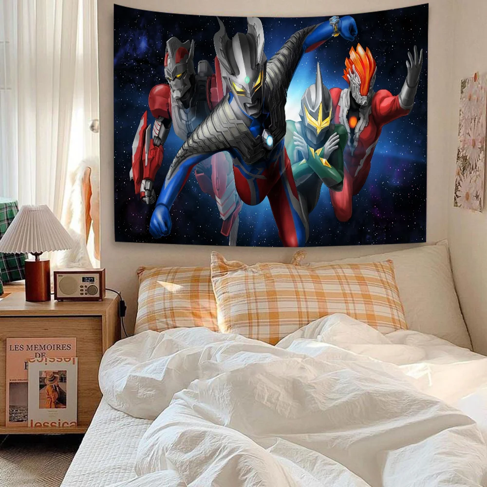 U-Ultraman B-Blazar красочный гобелен настенный подвесной Таро хиппи настенные коврики