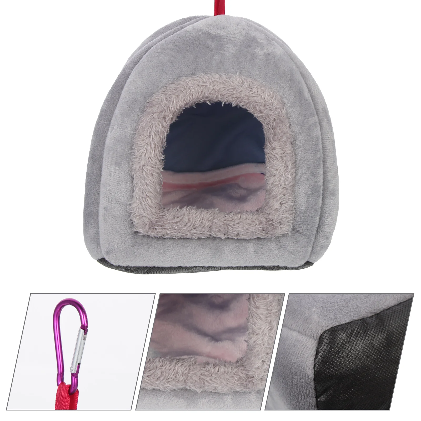

Parrot Nest Bird Hedgehog Toy Bed Birds Pet Tent Cage Sleeping Accessories Parakeets Cotton Winter Hammock