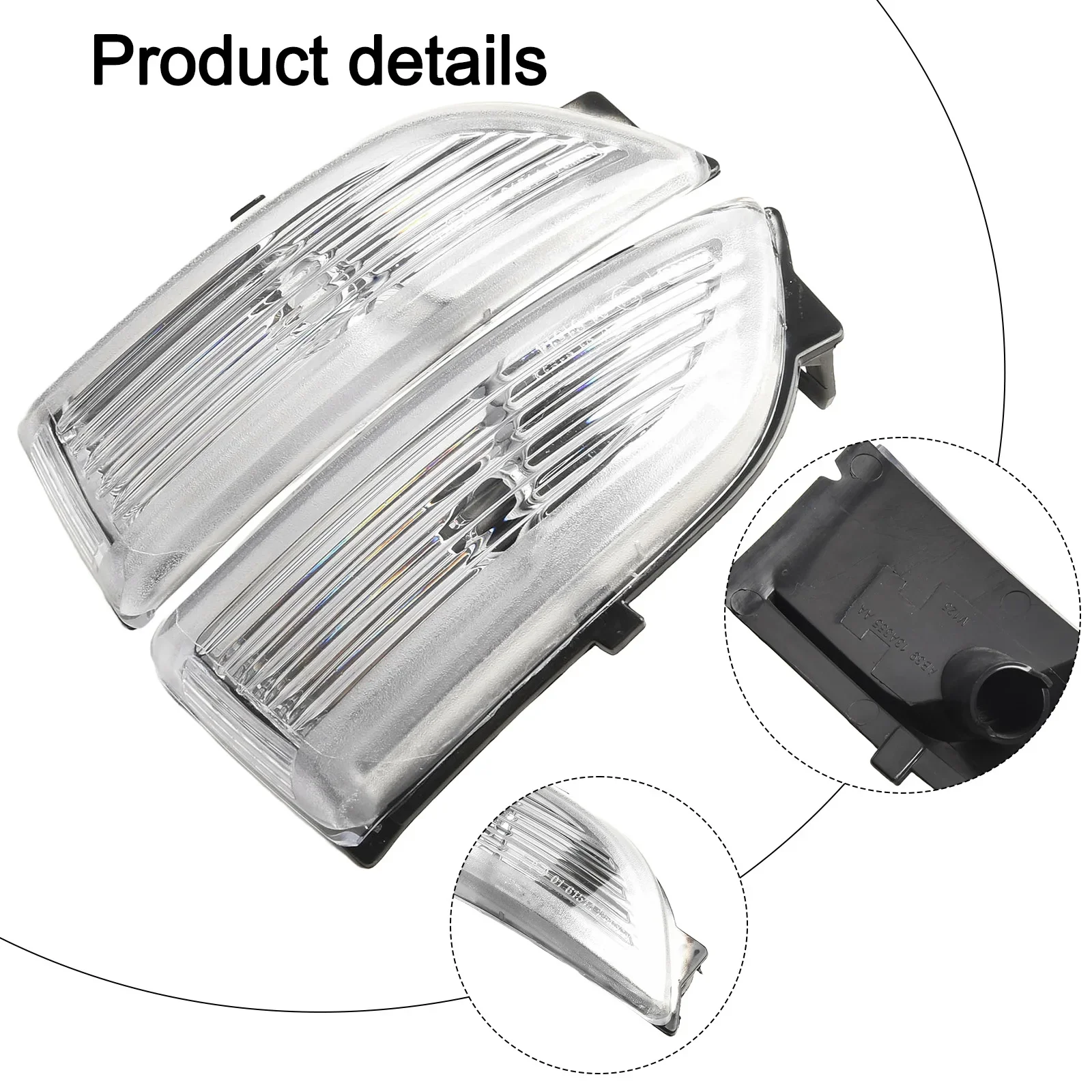 1 пара боковых зеркал крышка зеркала лампа AB39 13A356 AA для Mazda Bt50 2012-2015 Ford-Ranger Pickup 2012-2018