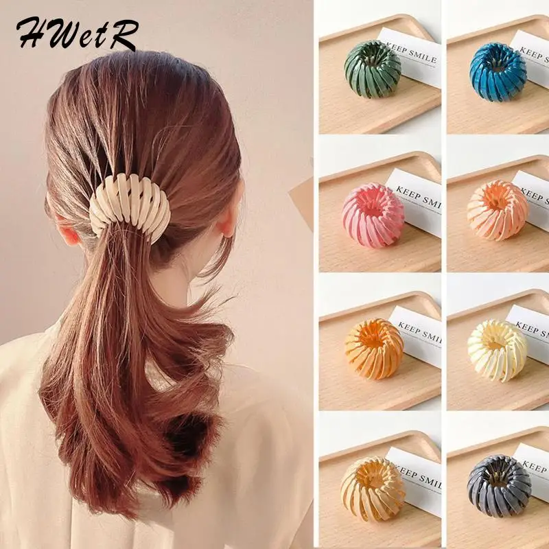 

Заколка для волос в пучок заколка для конского хвоста расширяющийся геометрический головной убор женский модный аксессуар для волос