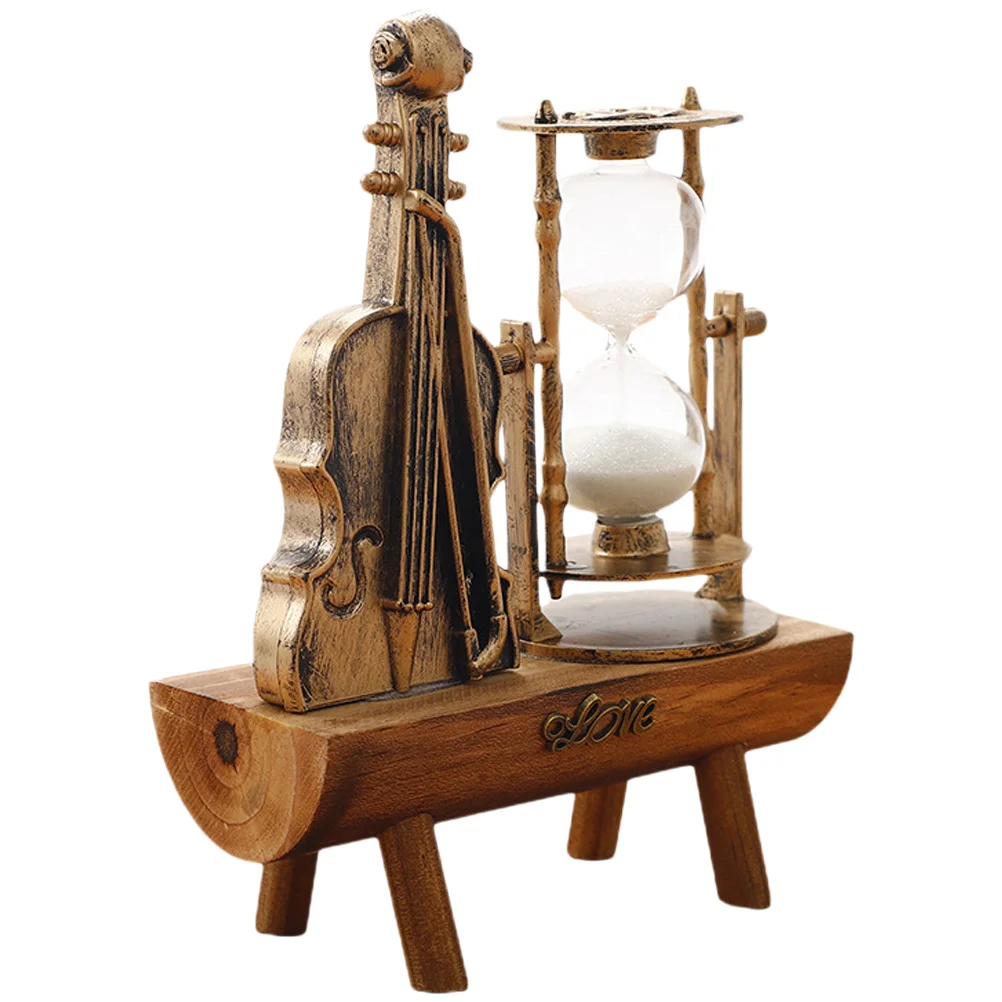 

Decorative Retro Sand Clock Adornment Vintage Style Sand Clock Decor Office Desktop Decor