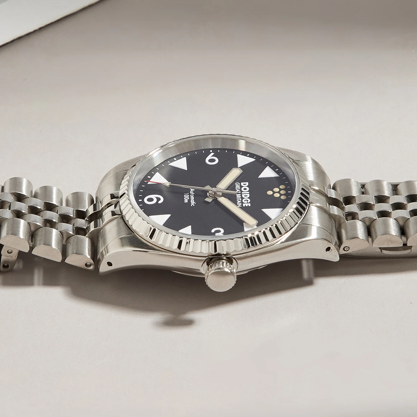 Мужские часы Miyota 9039 часовой швейцарский светящийся полностью стальной тонкий