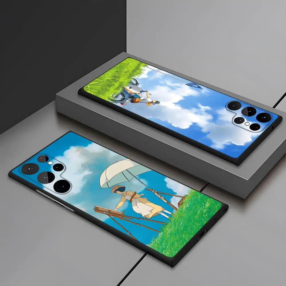 Чехол для телефона Anime The Wind Rises Samsung Galaxy A31 A33 A52 A13 A02 A40 S24 S23 S22 задняя крышка