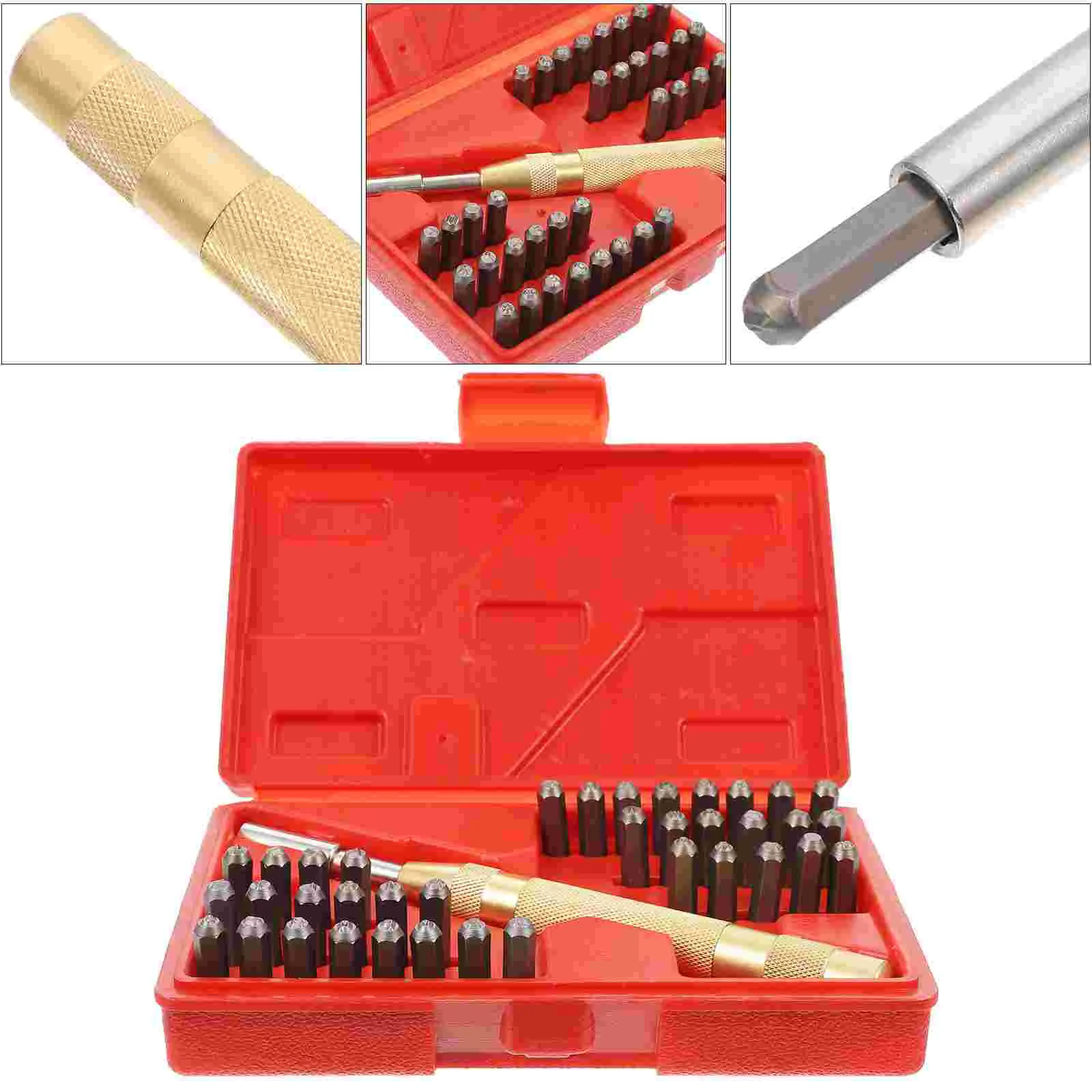 

1 Set Alloy Steel Letter Number Punch Tool Numbers Stamp Press Punch Tool