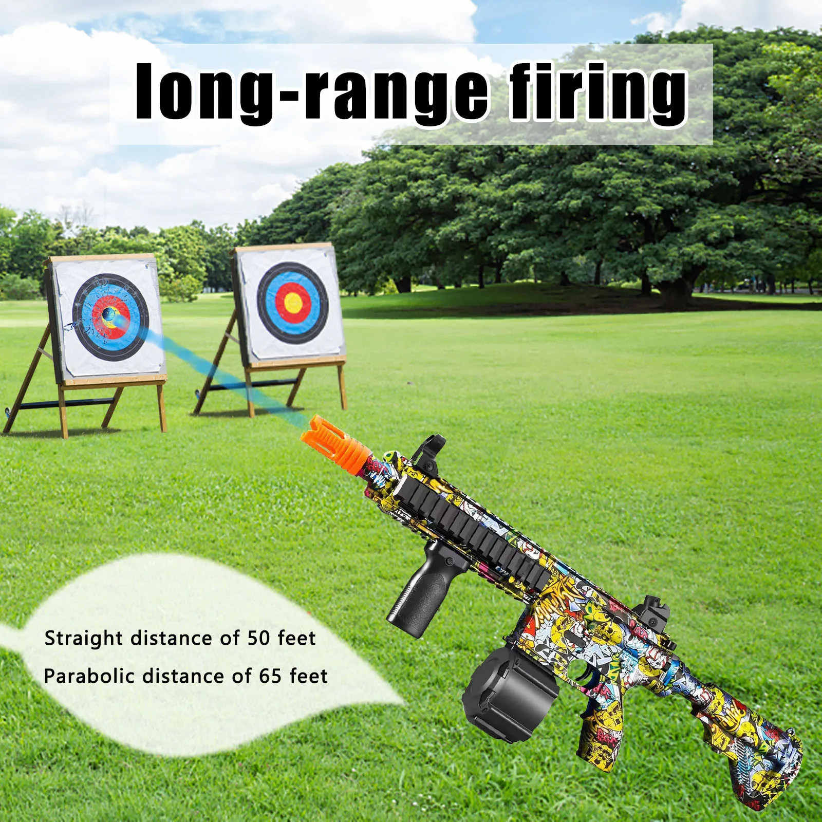 

60 X 60cm Electric Gel Ball Belt About 30000 Hydrogel Balls High Performance Gel Shooting Backyard .Outdoor Activities Shooting