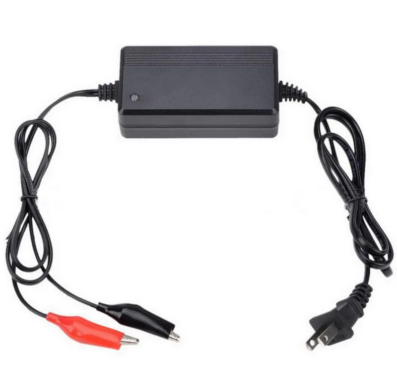 

Автомобильное зарядное устройство для авто, профессиональное зарядное устройство для свинцово-кислотных аккумуляторов 12 В 3 А черного цвет...