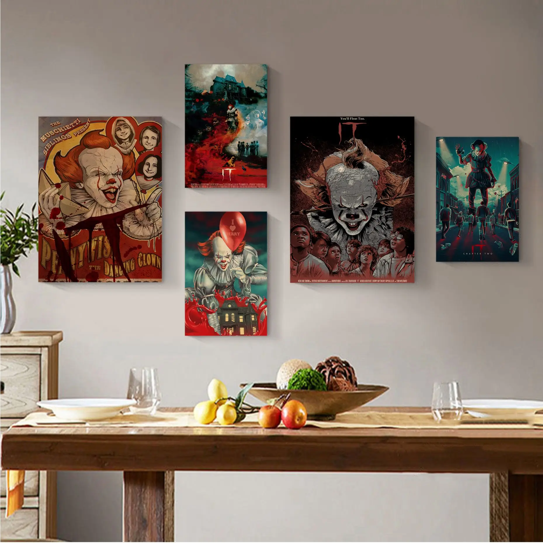 

Horror Film It Anime Posters For Living Room Bar Decoration Room Wall Decor