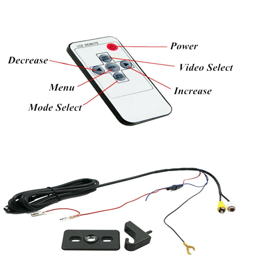 7-дюймовый автомобильный солнцезащитный козырек внутренний экран зеркало