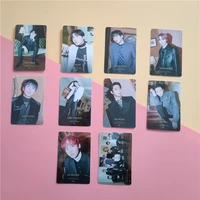10pcsset kpop sf9 new album first collection crystal card sticker photo poster student bus card sticker fans collection gift