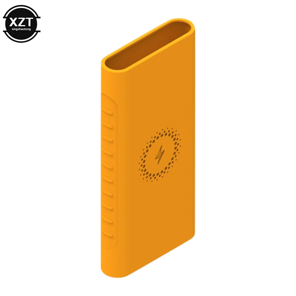 Однотонный силиконовый защитный чехол для Xiaomi Power Bank 10000mAh PLM11ZM WPB45ZM PLM13ZM PB100DZM