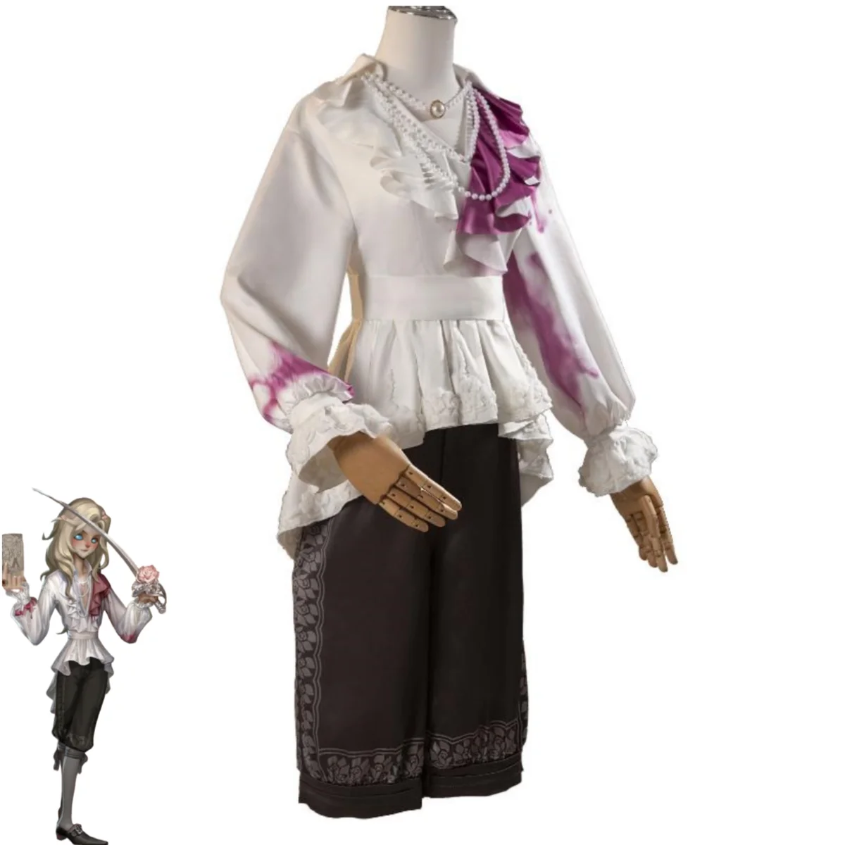 Игра Identity V Joseph Desaulniers фотограф косплей костюм бывший граф Desaulnier Shangover униформа