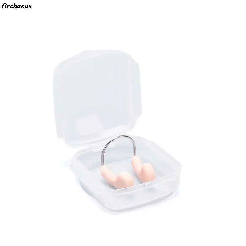 

Зажим для носа ARCHAEUS для плавания и дайвинга, Мягкая силиконовая проволока из стали, цветной спортивный зажим для носа, аксессуары для плавания