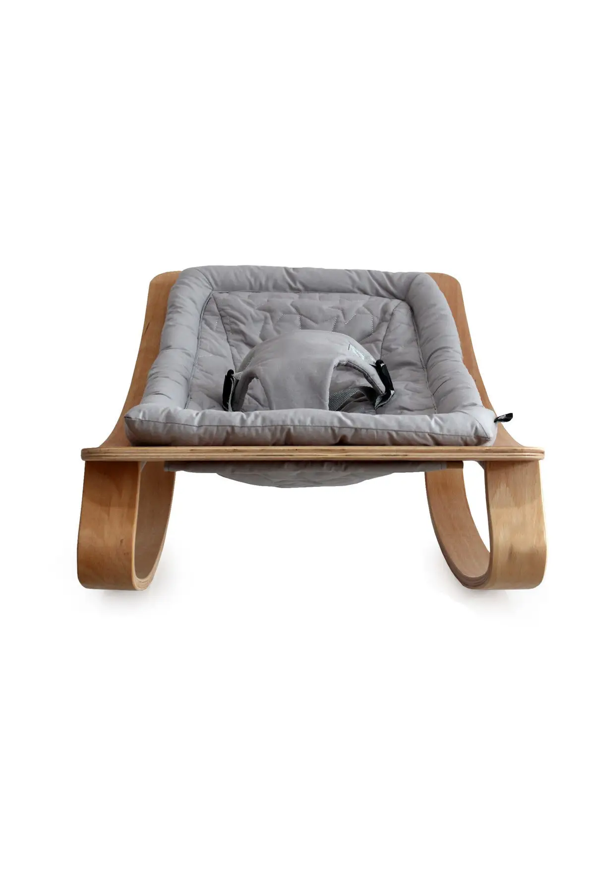 Natural Wooden Rocking Baby Sleeping Bed Cradle Chair 0-36 Months Swing Soothing Crib Newborn Gift |