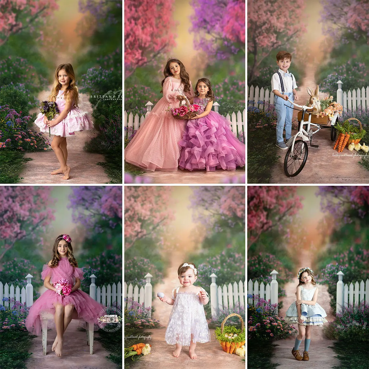 Мечтательная Весенняя искусственная Цветочная ограда дети девочки торт